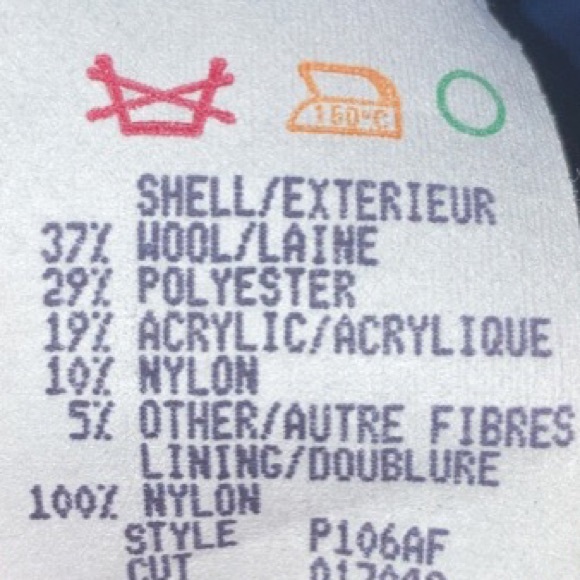 Vintage Wool Houndstooth Plaid Single Breasted Blazer Size 10 - Picture 8 of 10